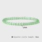 Natuursteen Armband met Kwarts, Kattenoog, Jades & Aquamarijn Kralen - Stretch Bangle voor Dames & Heren