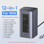 Baseus 15-in-1 USB-C Docking Station: 160W PD, 4K@120Hz HDMI, 25W Draadloze Charger & 180W GaN Adapter