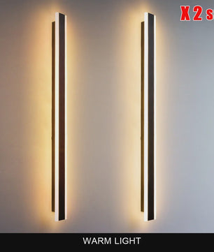 Moderne LED Wandlamp Buiten - Waterdicht IP65, Dimbaar met Afstandsbediening - Villa & Tuin Verlichting