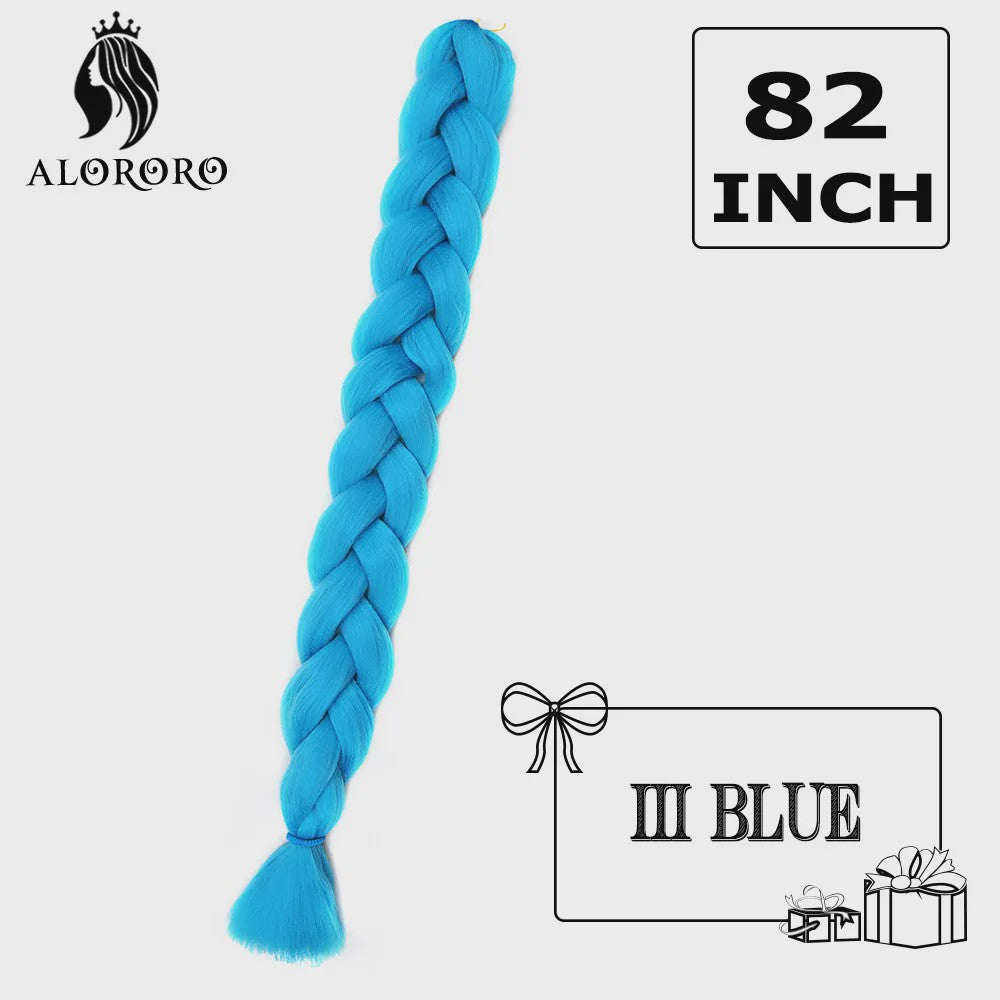 Alororo Jumbo Braids Haarverlenging - 82 Inch Synthetisch Hittebestendig Vlecht Haar