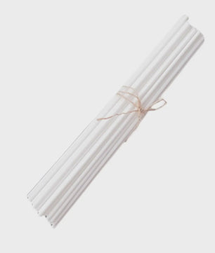 100 Stuks Rietstokjes voor Diffusers - 3mm x 20cm - Zwart, Wit & Naturel