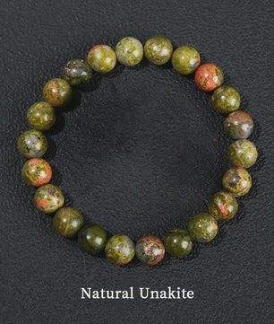 Natuurstenen Kralen Armband - Lapis Lazuli, Amethist, Rozenkwarts & meer