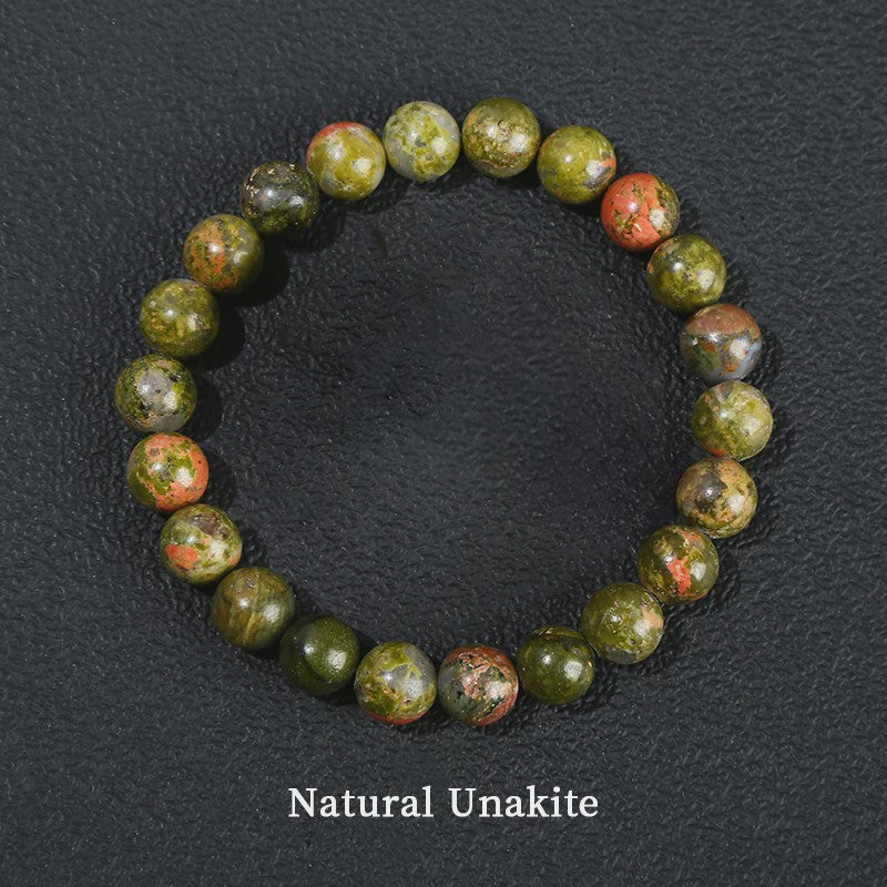 Natuurstenen Kralen Armband - Lapis Lazuli, Amethist, Rozenkwarts & meer