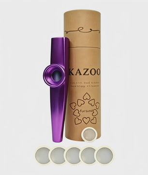 Miwayer Kazoo Set: 7 Kleuren Muziek Kazoo met Extra Membranen - Leer Snel Muziek Maken