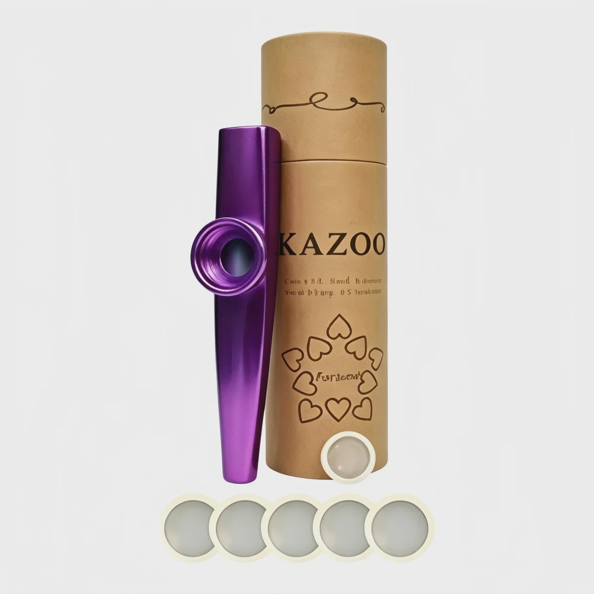 Miwayer Kazoo Set: 7 Kleuren Muziek Kazoo met Extra Membranen - Leer Snel Muziek Maken