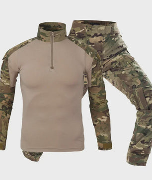 Tactisch Uniform Set: Camouflage Shirt & Broek voor Outdoor, Jacht & Airsoft