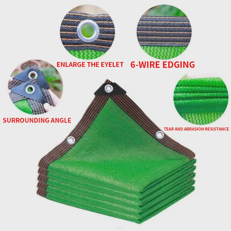 UV-Bestendige Schaduwdoek HDPE - Koffiebruin - Zonwering voor Tuin, Balkon & Auto