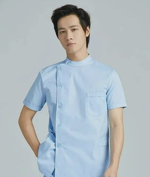 Medische Scrubs Uniform Heren - Korte & Lange Mouw | Zorgkleding