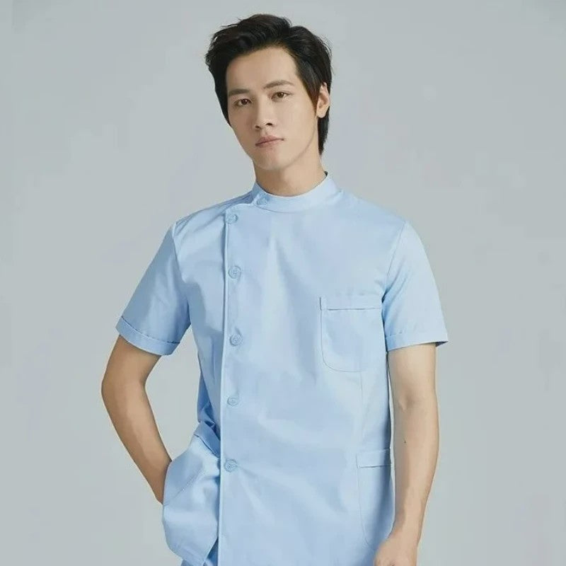 Medische Scrubs Uniform Heren - Korte & Lange Mouw | Zorgkleding