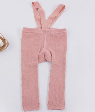 Baby Leggings met Bretels - Hoge Taille & Elastisch - Lente Kleding voor Jongens en Meisjes (1-2 Jaar)