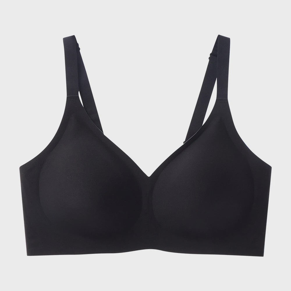 Comfortabele Draadloze BH met Diepe V-hals - Naadloze Push-Up voor Dagelijks Gebruik