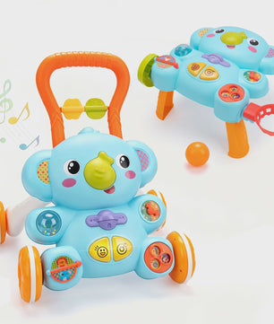 Multifunctionele Loopwagen met Muziek en Tekenbord voor Baby's (12M+)