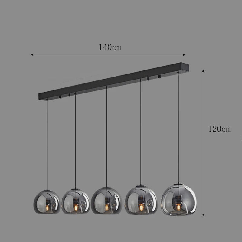 Moderne Glazen Hanglamp - Stijlvolle Plafondlamp voor Eetkamer & Interieur