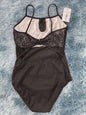 Elegante Ballet Leotard met Kant voor Dames - Perfect voor Dans en Yoga