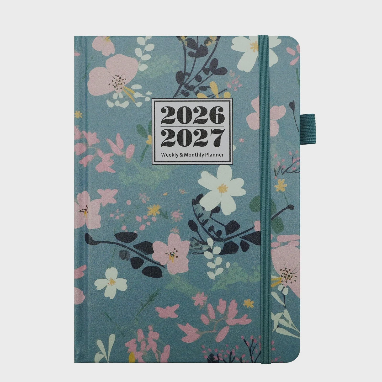 Bloemen A5 Planner 2026-2027: Week & Maand Overzicht met 144 Pagina's