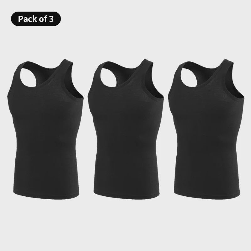 Comfortabel Heren Basic Katoen Tanktop - Slim Fit & Ademend