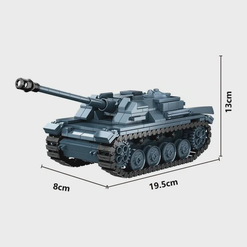 Bouwstenen Militair Voertuig & Tank - Leerzaam Speelgoed voor Kinderen