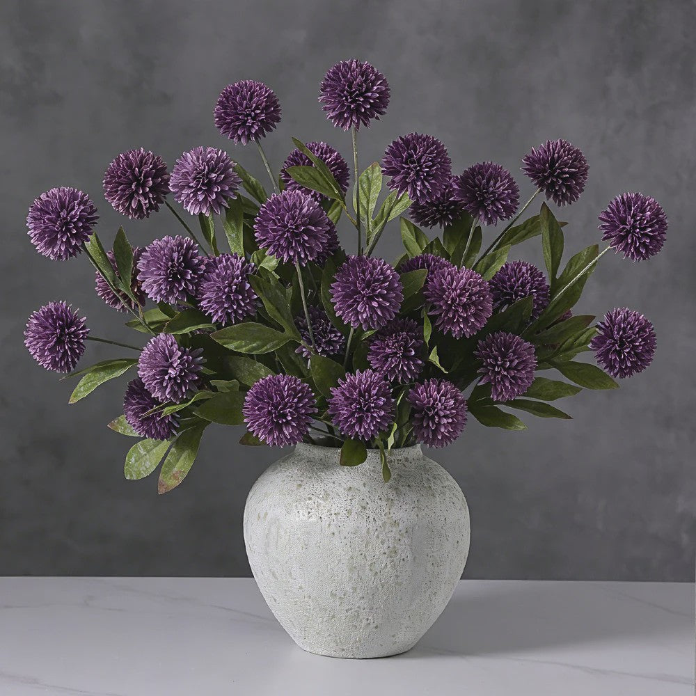 Zijden Kunstbloemen Stelen (70cm) - 4 Bloemhoofden Daisy/Paardenbloem voor Decoratie