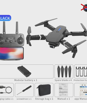 Opvouwbare FPV WiFi Drone met 4K Camera en Vliegstabilisatie - Perfect Cadeau