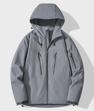 Unisex Waterdichte Outdoor Jas - Winddicht & Ademend voor Wandelen, Kamperen & Sport