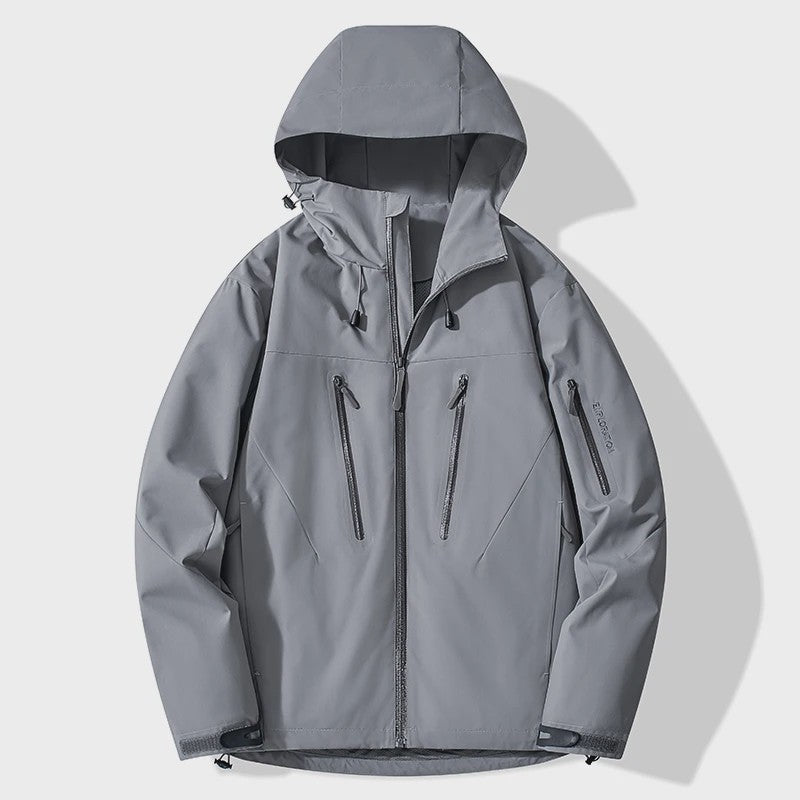 Unisex Waterdichte Outdoor Jas - Winddicht & Ademend voor Wandelen, Kamperen & Sport