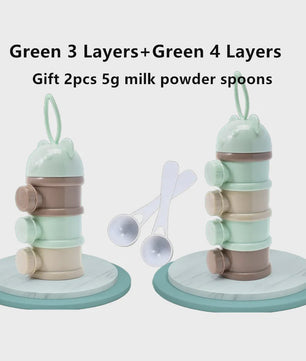 Babydoos Melkpoeder & Snack Container - Gelaagd & Draagbaar