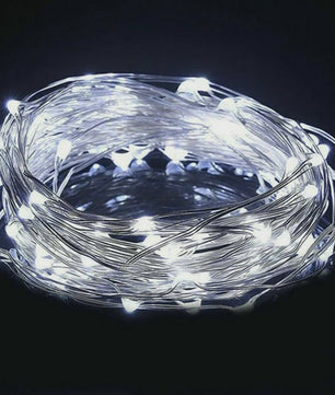 Sfeervolle LED-lichtslinger op Batterijen - Koperdraad, 1-10 Meter