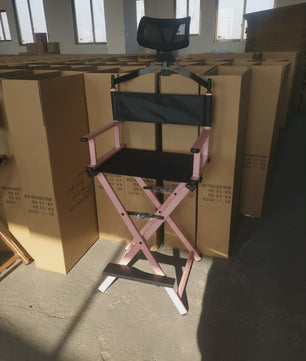 Opvouwbare Aluminium Make-up Stoel - Comfortabel & Draagbaar voor Buiten, Camping of Kantoor