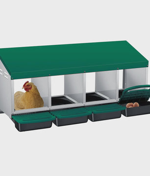 Automatische Nestkast voor Kippen - Wandmontage & Vrijstaand met Eierverzameling