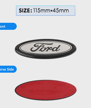 Ford Embleem Stickers - Set van 8 Stuks - Hood, Bonnet & Trunk - Universeel