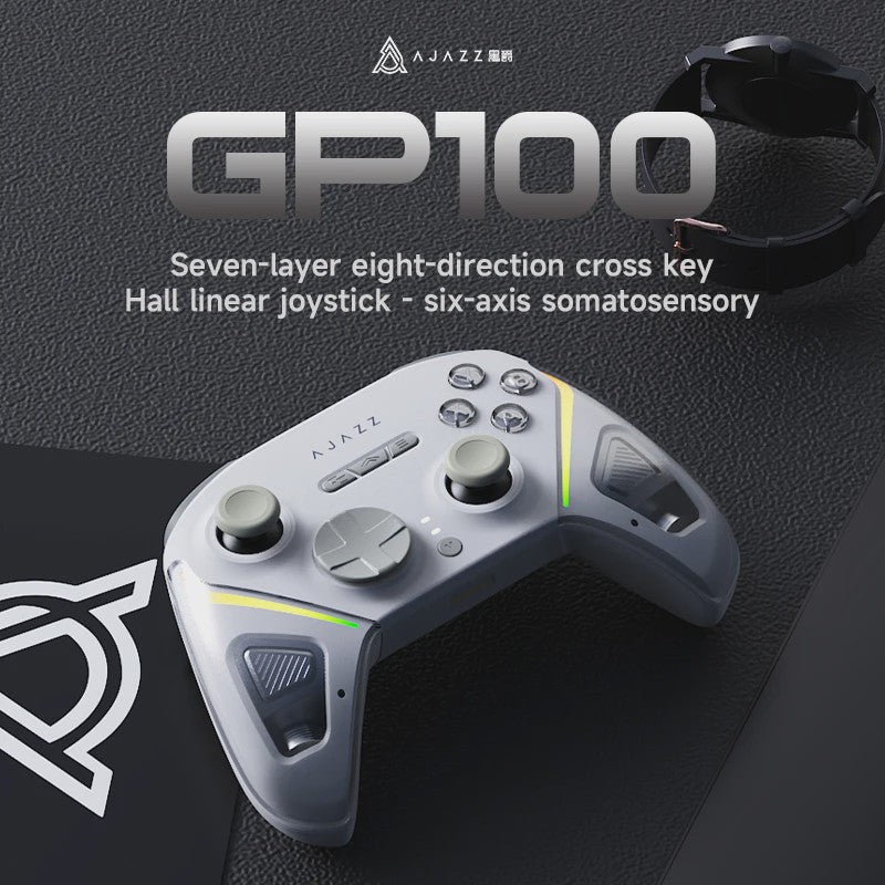 Ajazz GP100 Draadloze Game Controller - PC, PS3, Switch, iOS & Android