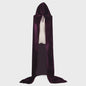 Luxe Fluwelen Cape met Capuchon - Middeleeuws, Heks, Vampier, Halloween & Cosplay Kostuum