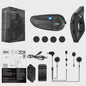 EJEAS Q8 Motorhelm Intercom Systeem - Bluetooth 5.1, IP67 Waterdicht & Draadloze Oortelefoon