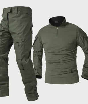 Groen Tactisch Uniform Set: Outdoor Kleding voor Training, Jacht en Paintball