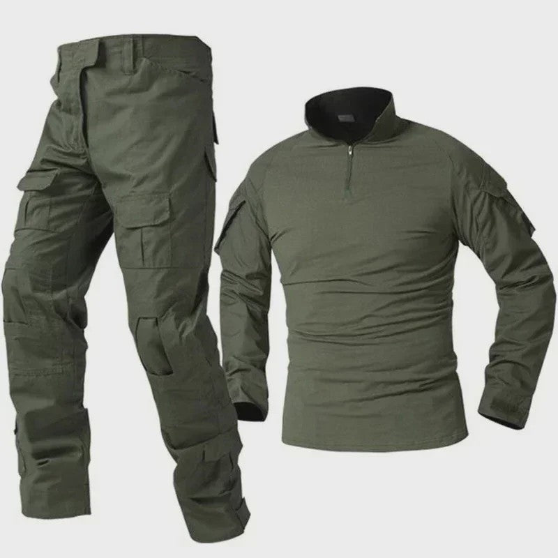 Groen Tactisch Uniform Set: Outdoor Kleding voor Training, Jacht en Paintball