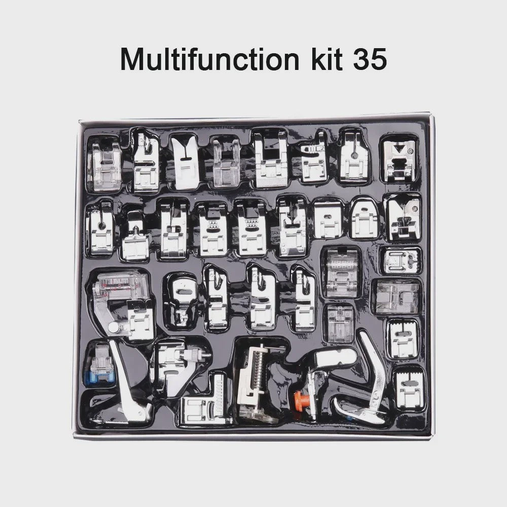 Uitgebreide Set Naaimachine Voetjes (11-82 Stuks) - Multifunctioneel voor Diverse Stijlen