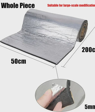 Geluidsisolatie & Warmte-isolerende Mat voor Auto - 2x0.5M