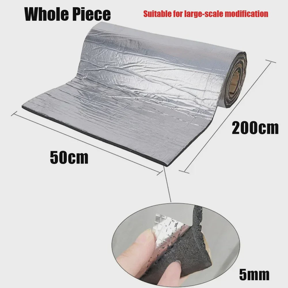 Geluidsisolatie & Warmte-isolerende Mat voor Auto - 2x0.5M