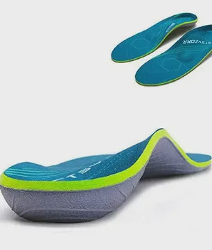 Orthopedische Steunzolen voor Platte Voeten, Hielpijn & Plantaire Fasciitis - Unisex Schoen Inlegzolen
