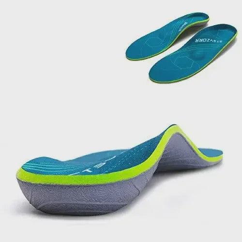 Orthopedische Steunzolen voor Platte Voeten, Hielpijn & Plantaire Fasciitis - Unisex Schoen Inlegzolen