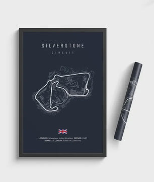 F1 Circuit Poster: Monaco Imola Track Art - Stijlvolle Motorsport Wall Art