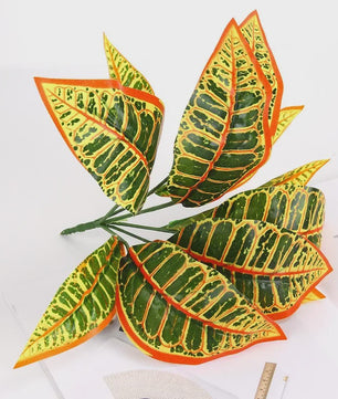 Zijden Schildpadblad Plantenbladeren - Kunstmatige Dieffenbough Decoratie voor Woonkamer