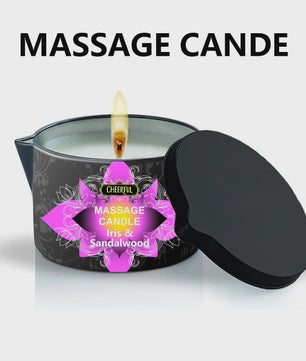 Luxe Massage Olie Kaars - Aromatherapie voor Ontspanning & Huidverzorging