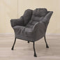 Moderne Beige Fauteuil met Zijvak - Comfortabele Relaxstoel