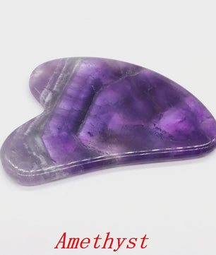 Gua Sha Schraper Gezichtsmassage Tool van Natuursteen voor Huidverzorging