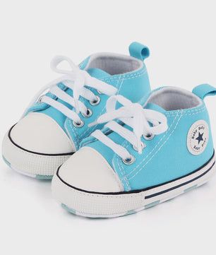 Babyschoenen Canvas Sneakers - Eerste Stapjes Schoentjes met Zachte Zool