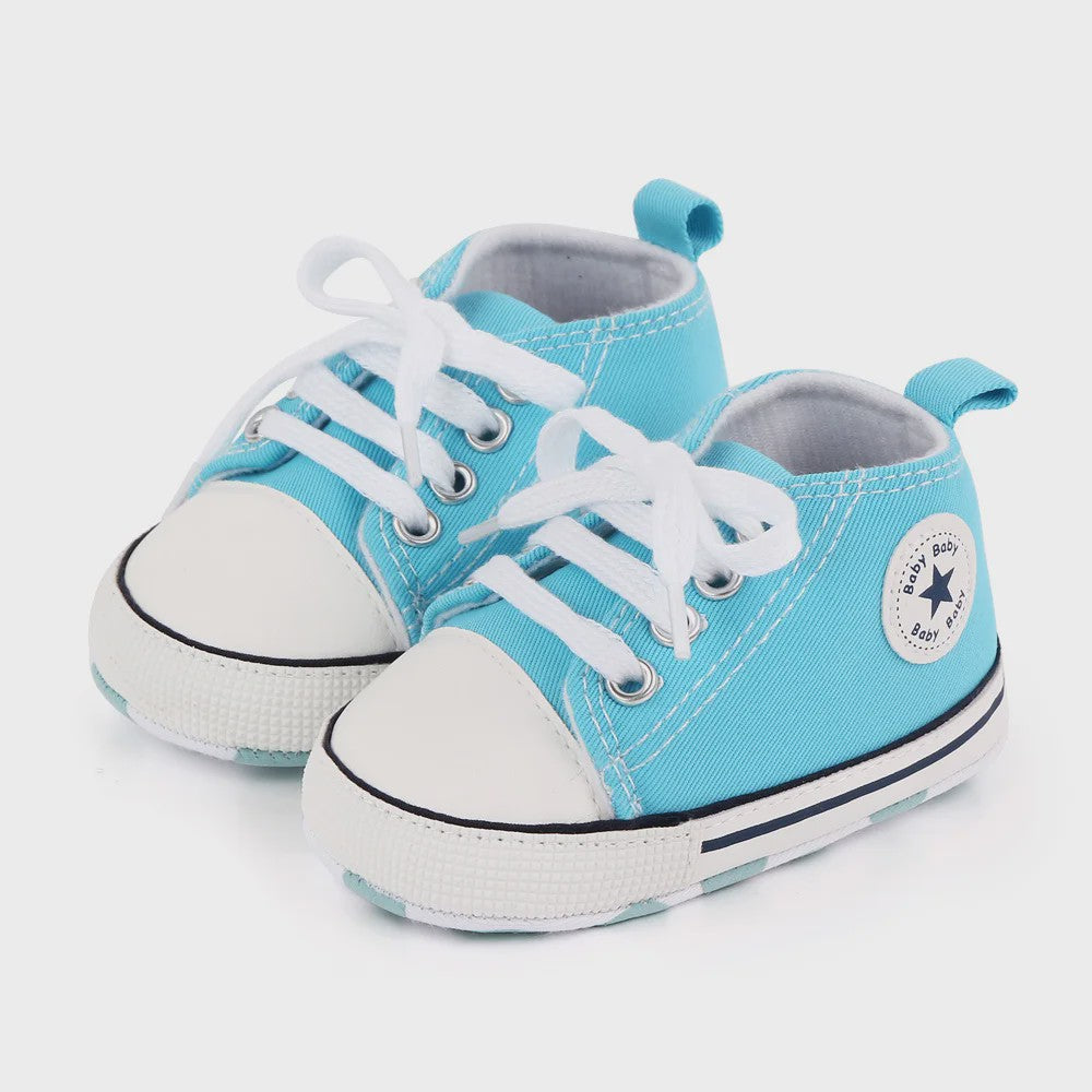 Babyschoenen Canvas Sneakers - Eerste Stapjes Schoentjes met Zachte Zool