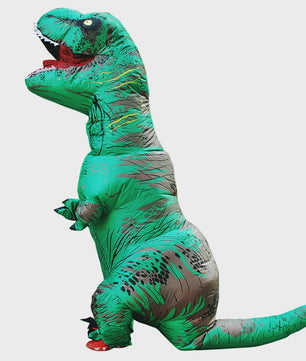Opblaasbaar T-Rex Dinosaurus Kostuum voor Volwassenen - Perfect voor Feestjes en Halloween