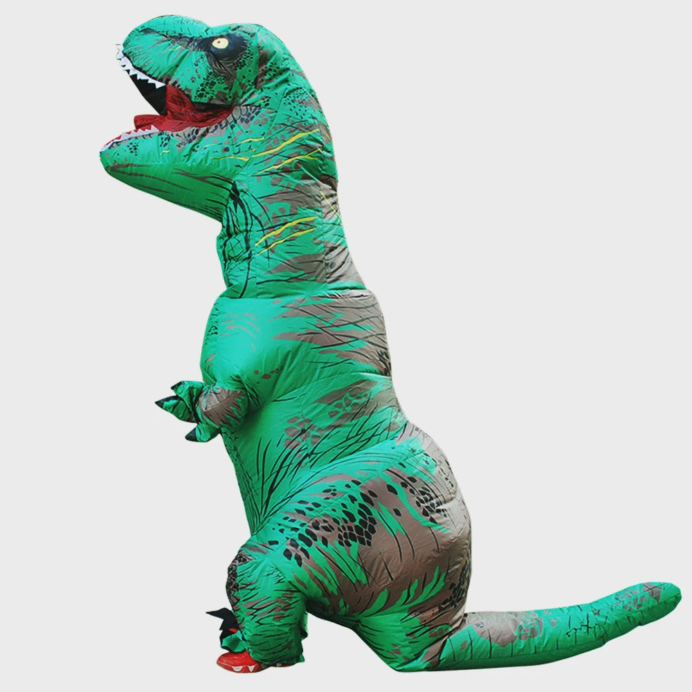 Opblaasbaar T-Rex Dinosaurus Kostuum voor Volwassenen - Perfect voor Feestjes en Halloween
