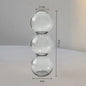 Nordic Kleurrijke Glazen Vaas - Bubble Design voor Hydroponische Planten & Bloemen